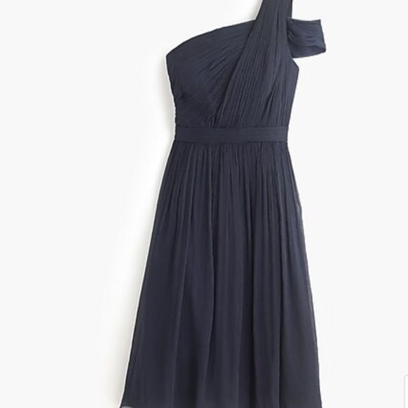 J Crew Cara Silk Chiffon Cocktail Dress wine NEW - Picture 2 of 5